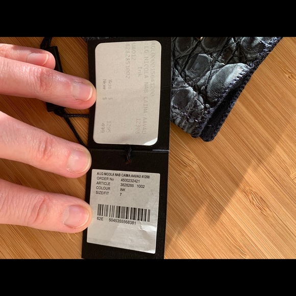 NWT BURBERRY PRORSUM $1295 PYTHON GLOVES SZ 7 - Picture 9 of 11